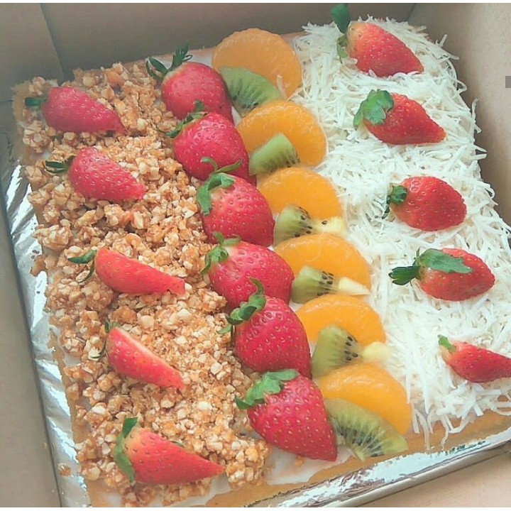 

Cake potong 3 topping