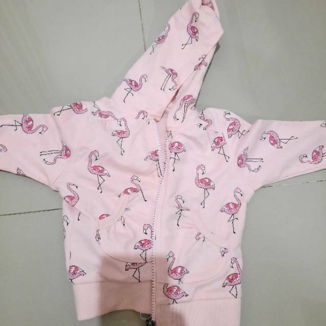Cool baby cool kids flamingo jacket pink jaket outer newborn bayi