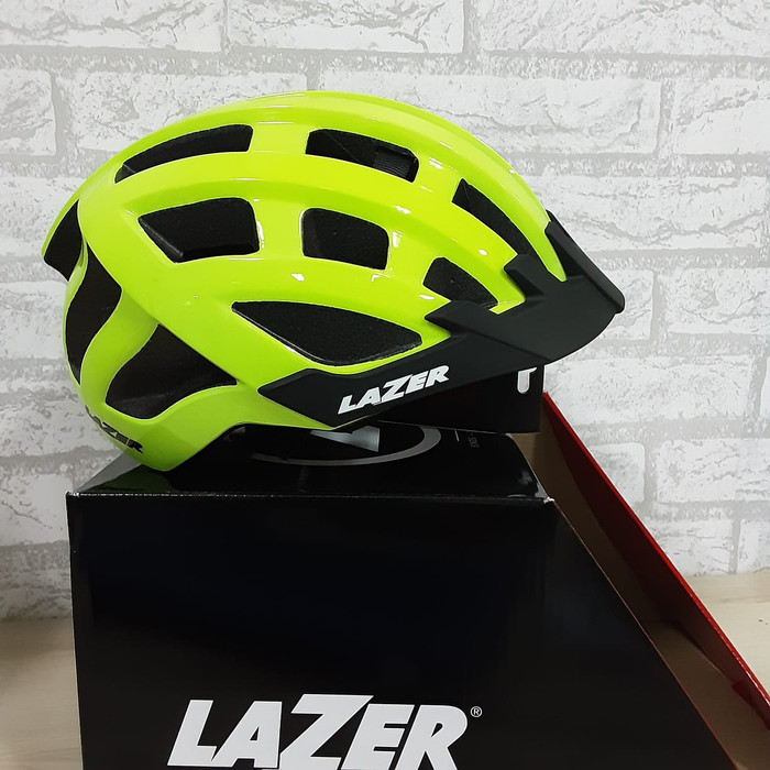 Helm Lazer Yellow Neon