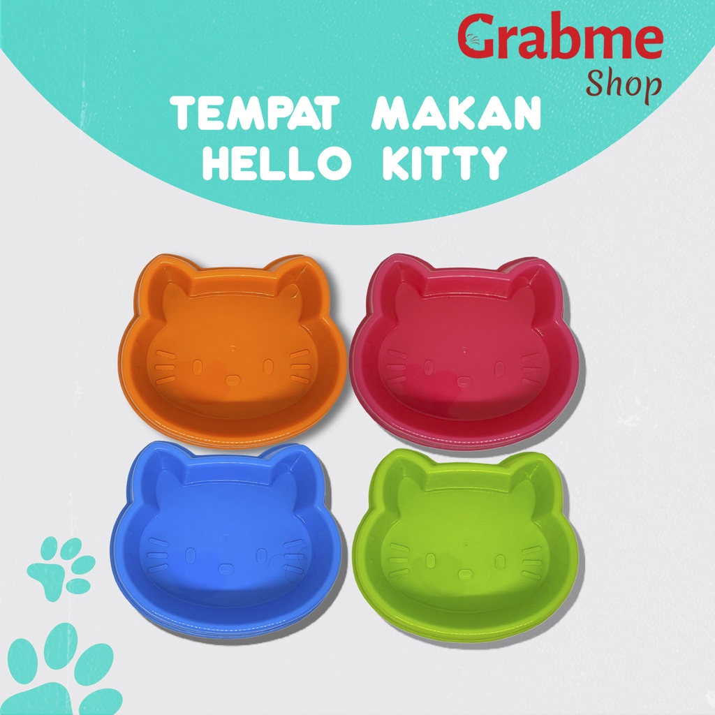 Tempat makan Kucing dan Anjing Hello Kitty