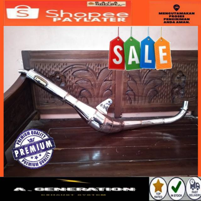 Knalpot fizr kolong type cobra. Croome