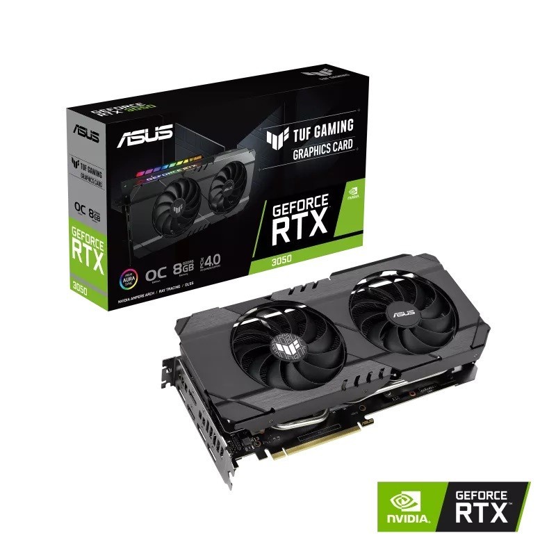 Asus GeForce RTX 3050 8GB GDDR6 - TUF Gaming OC Edition