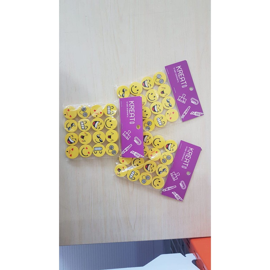 

PENGHAPUS STIP EMOJI 6pcs MURAH