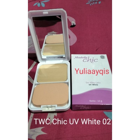 Mirabella Chic Two Way Cake UV White