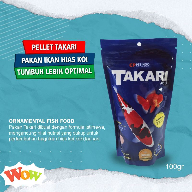 Pelet Pakan Ikan Takari 100gr