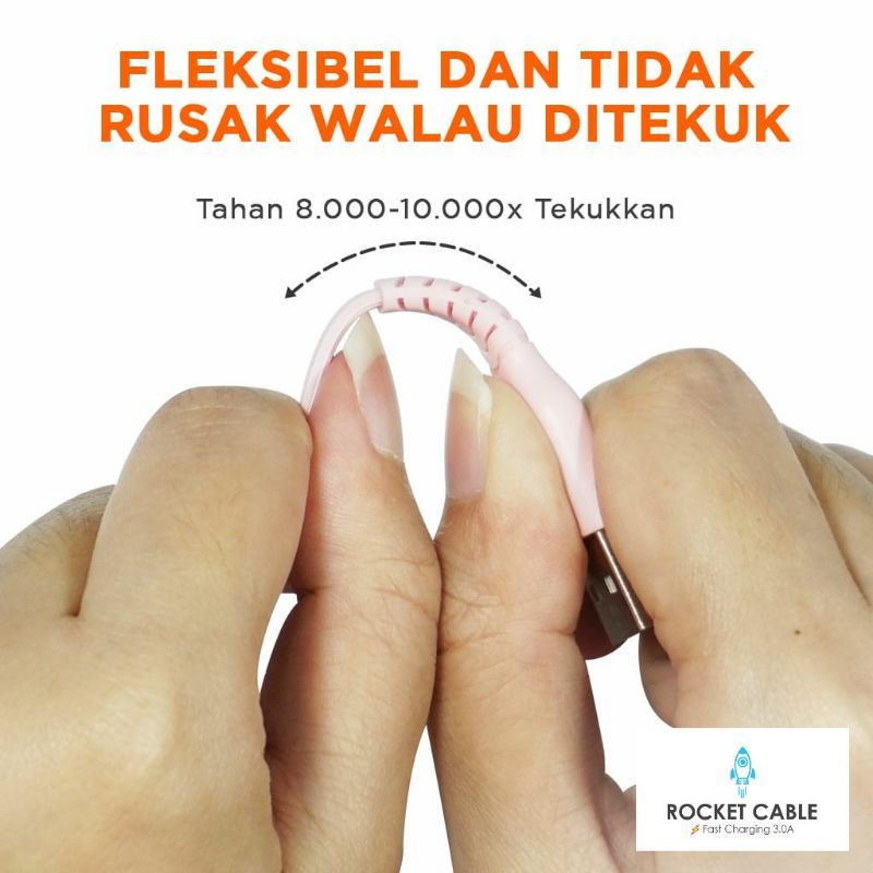 ✅[BISA COD] KABEL DATA IPH, MICRO &amp; TIPE-C  USB QC 3.0 BALIWIRE ORIGINAL KABEL OPPO VIVO REDMI INFINIX.