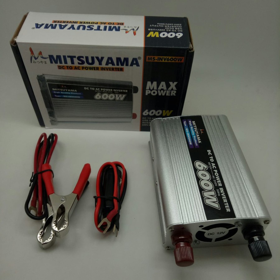 Power Inverter Mitsuyama 600 MS-INV600W / MS 600 Rubah Dc Menjadi AC