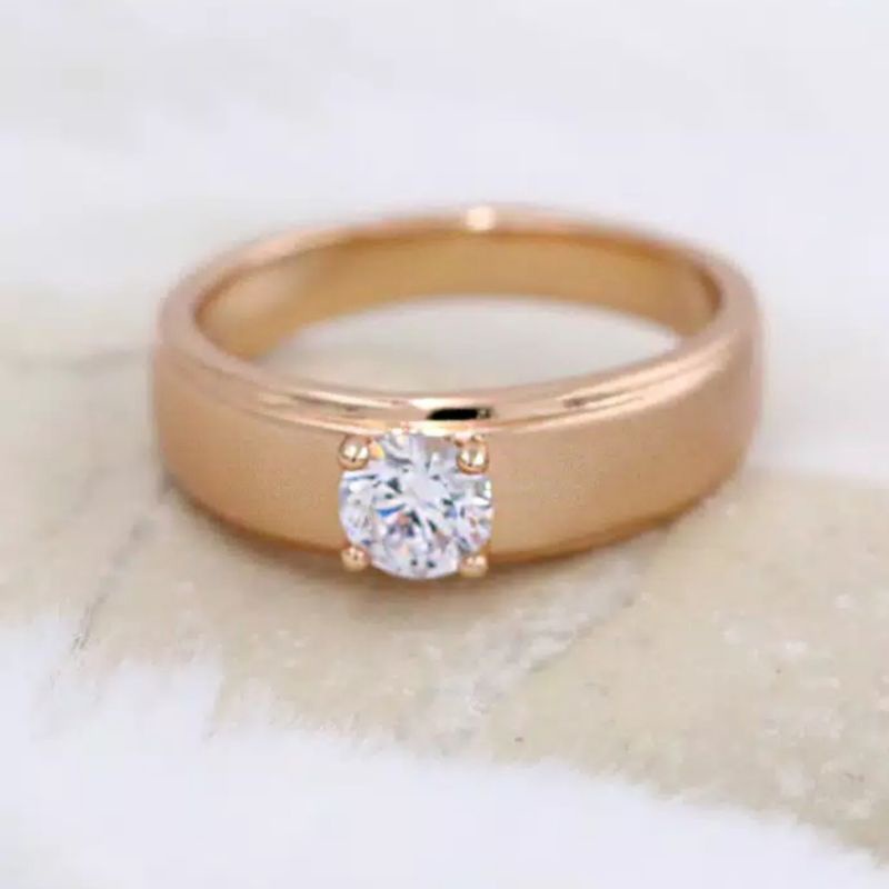 Cincin Xuping Premium Pasir kuning/Cincin Xuping Wanita/Cincin Korea/Cincin Anti Karat/AGAM AKSESORIS