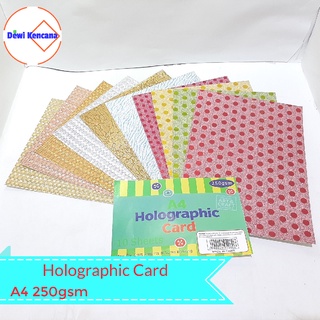 Jual Kertas Holographic Card Glitter Paper A4 250gsm | Shopee Indonesia