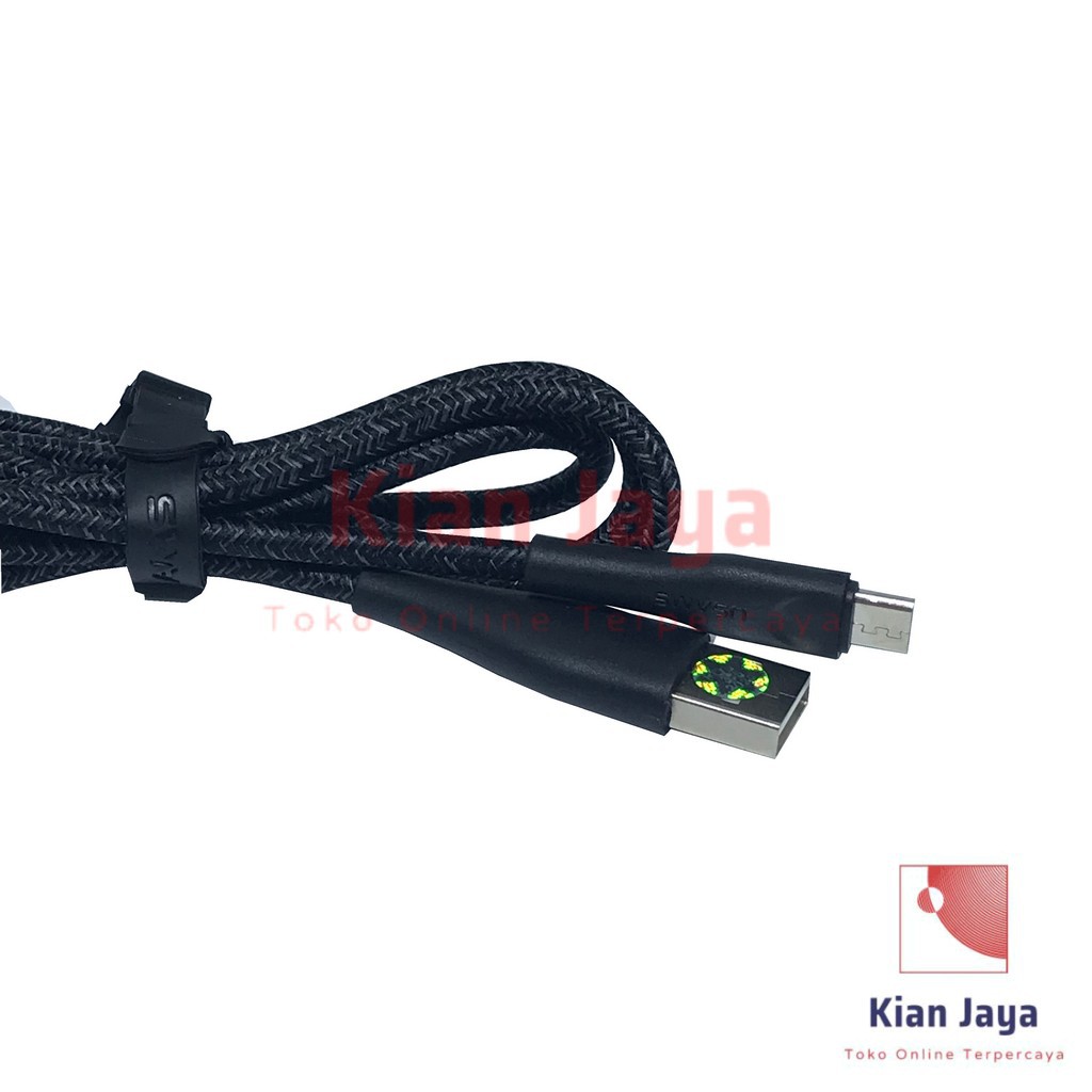 Usams Kabel Data Micro USB Cable Support Fast Charging dan Data Transmission Original