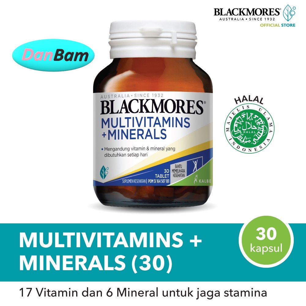 Blackmores Multivitamins + Minerals (30)