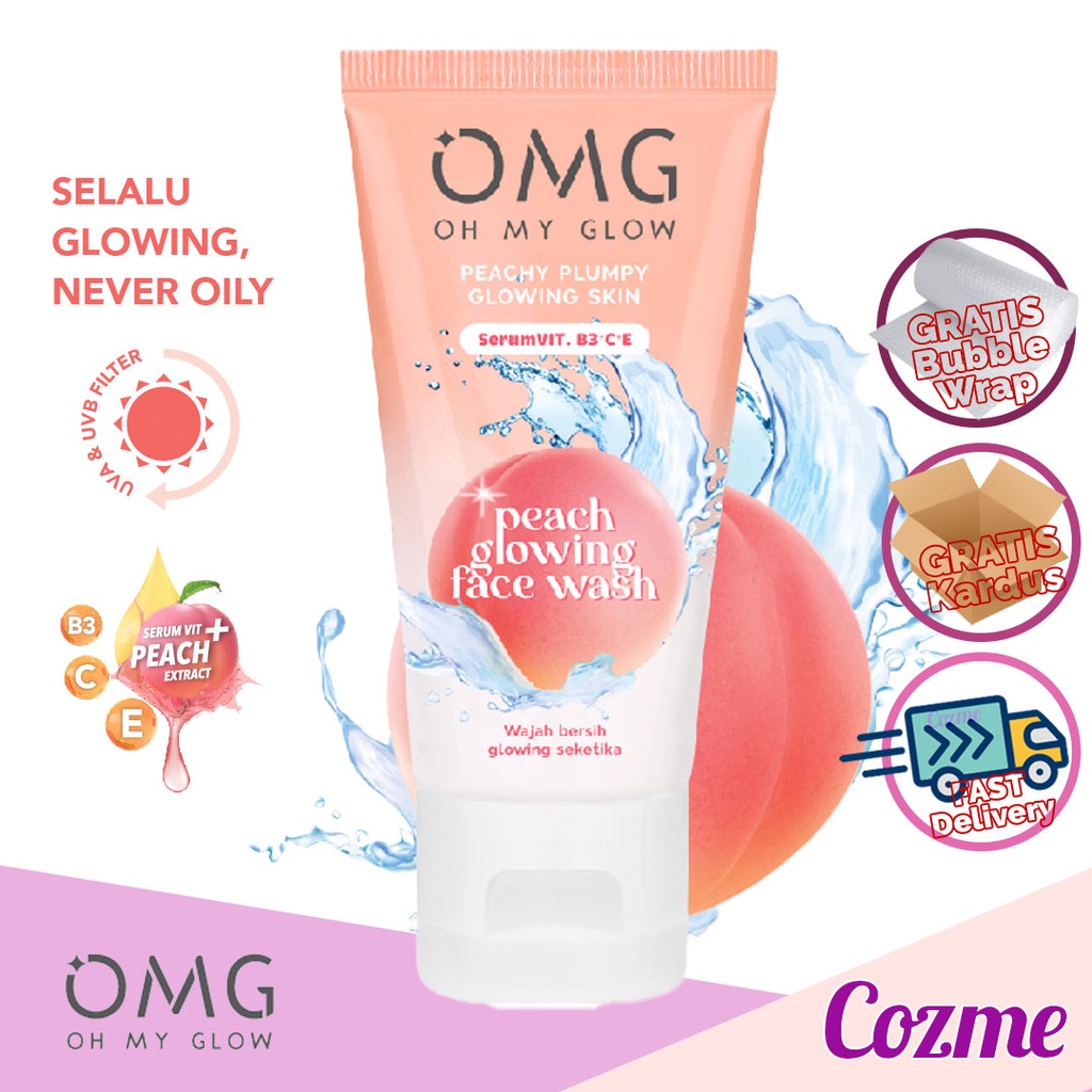 OMG OH MY GLOW Peach Glowing Face Wash