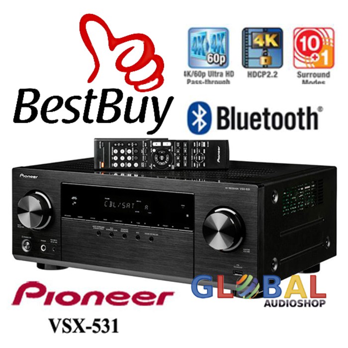 Pioneer Vsx 531 Av Receiver 5 1 Channel Vsx531 Shopee Indonesia