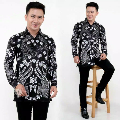 Batik Pria Lengan Pendek Feshion Tradisional Batik Size M L Xl Bermacam Macam Motif Batik Terlaris