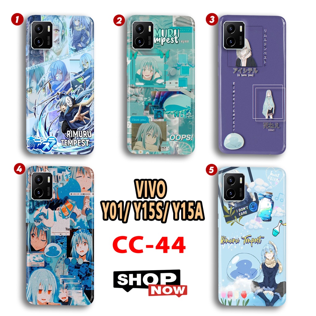 Case Vivo Y01/ Y15S/ Y15A - [CC44] - Hardcase 3D fullprint doff "Rimuru Tempest Anime" // fashion ke