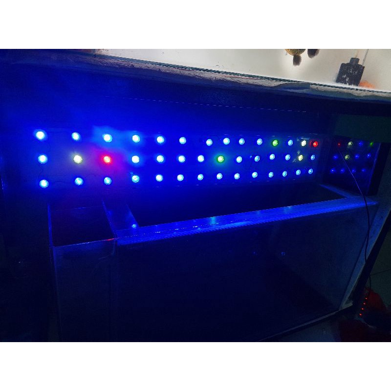 Lampu LED HPL DIY Marine Tank Akuarium Air Laut 1 Meter 42W
