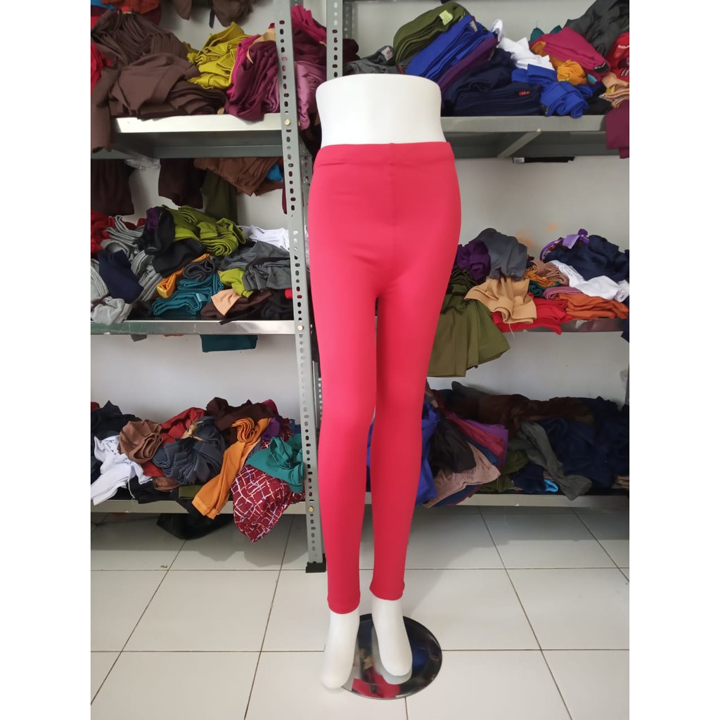 TERMURAH celana legging polos jersey bahan spandex tebal jumbo XXL panjang leggings r2ajakarta