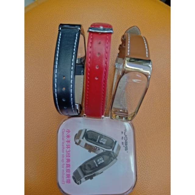 Strap Mi Band 3 / Tali Jam Mi Band 3 Bahan Kulit recomended..