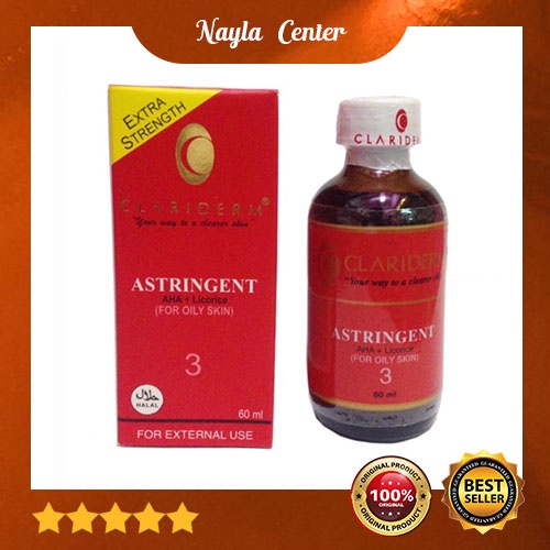Clariderm Toner Alkohol For Oily Skin / Toner Clariderm Asli / Toner Clariderm Ori