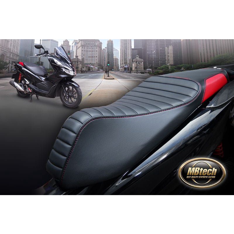 Kulit Cover Jok Pcx 160 & Pcx 150 MBtech Caferacer