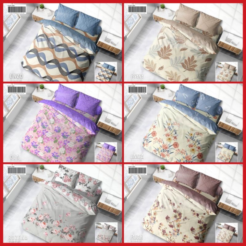HS BEDCOVER SET 180X200  MY LOVE DEA,ENZO,FARAH,ISYANA,ROZENA,LINEA,ALVES