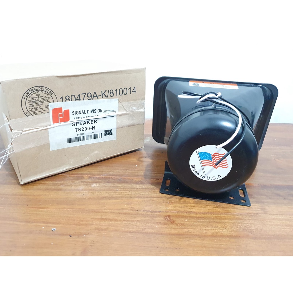 Toa Sirine Kotak  Klakson speaker Toa Polisi 100 watt  SERINE Horn 200 100 w wat Federal signal spull 52 mm untuk SENKEN LANDUN WHELEN Patwal murni untuk Ambulance Paspamres Rescue