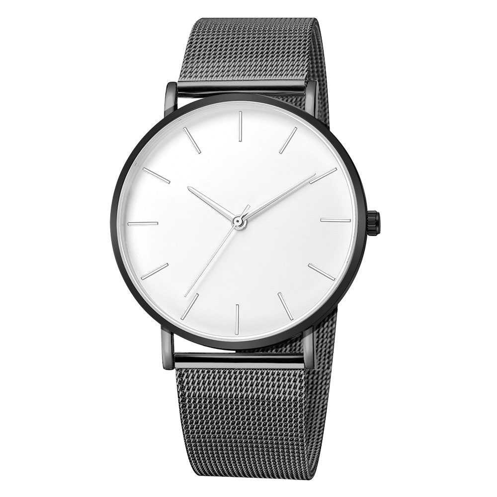 Paling Dicari ! Relogio Jam Tangan Kasual Pria Milanese Stainless Steel - 3294