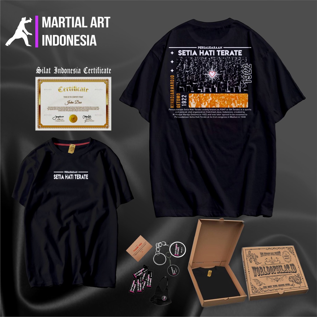 Kaos Setia Hati Terate Distro Pashter Punkshter Raja Tega Kode Pasukan Sh Terate