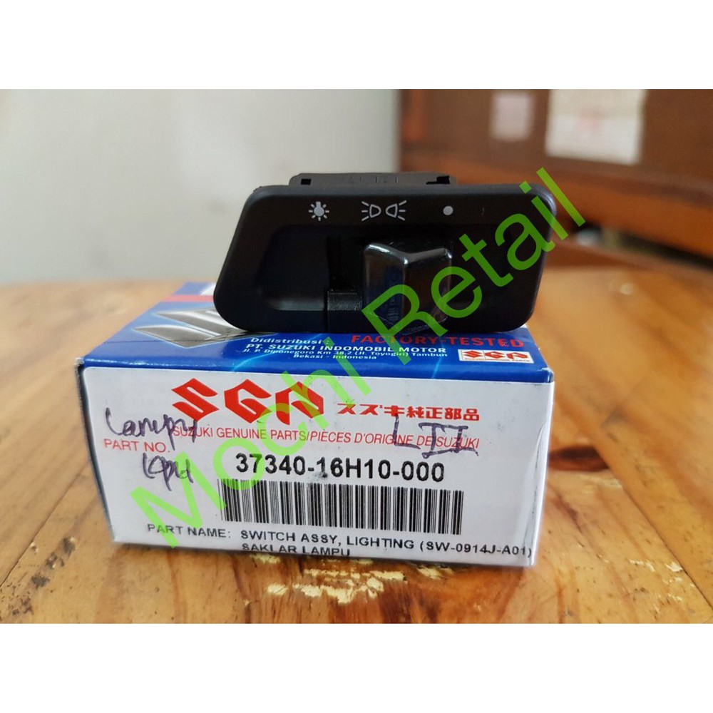 GROSIR SAKLAR TOMBOL LAMPU KHARISMA-SUPRA X 125-BEAT-NEW SMASH ORI SGP MR