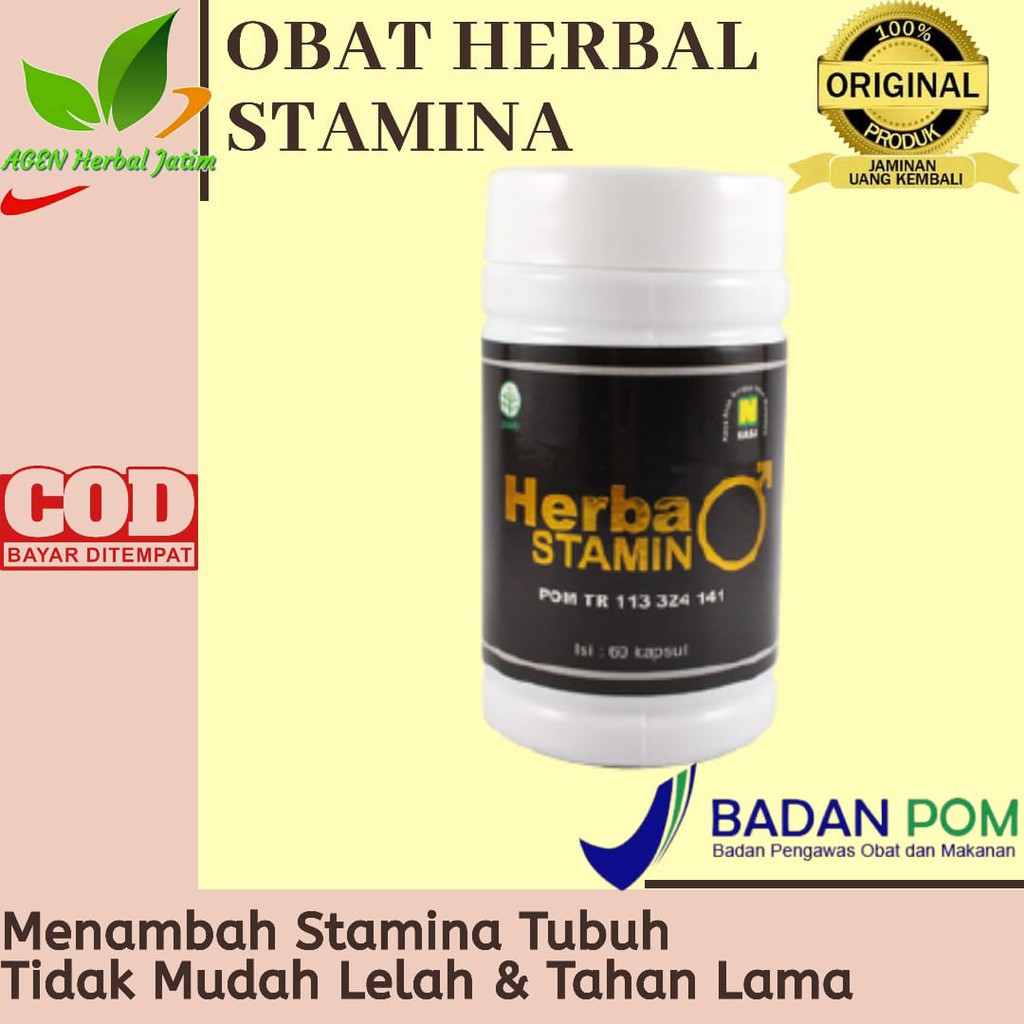 Obat Herbal Penambah Stamina Pria Dan Tidak Gampang Lelah Herbastamin Nasa Obat Kuat Herbal
