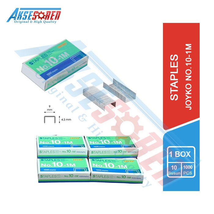 

Isi Refill Staples Joyko / Stapler / Cekrekan / Hekter [No.10-1M]