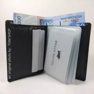 DOMPET KARTU ALBUM BRAUN BUFFEL KULIT ASLI Shopee Indonesia