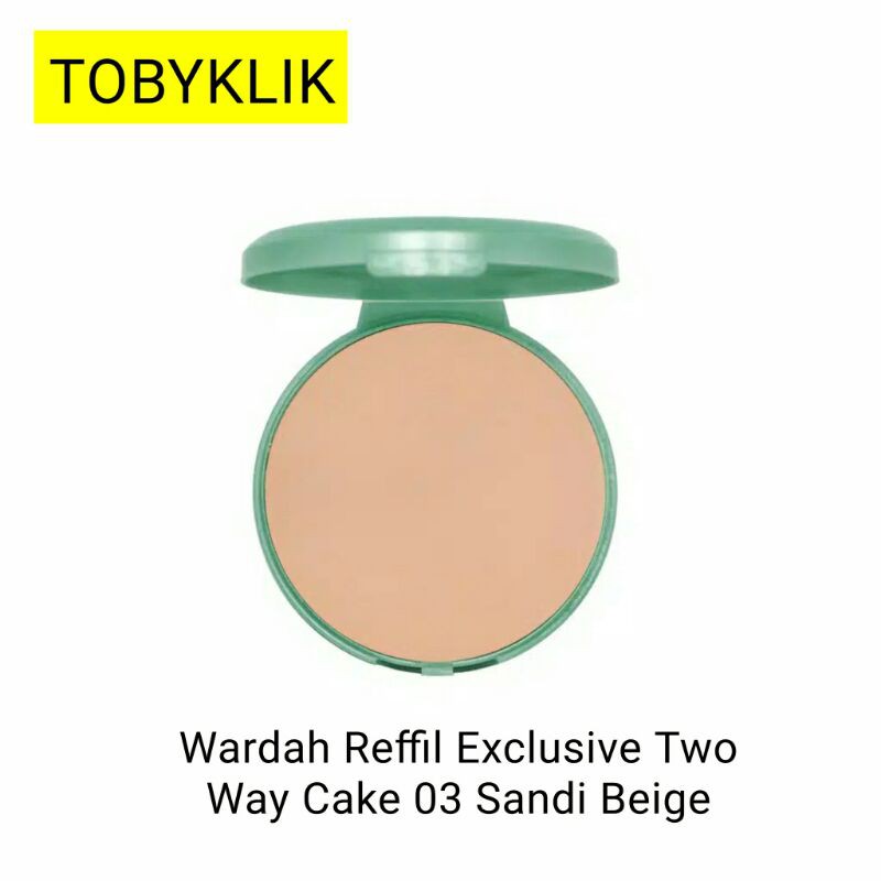 Wardah isi ulang bedak / Wardah refill Exclusive Two Way Cake 12 g di