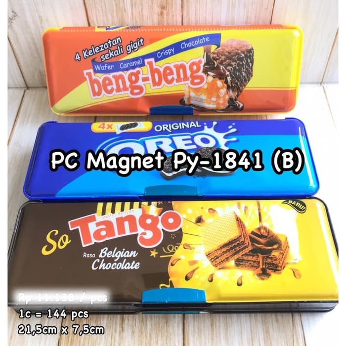

Pensil Case / Tempat Pensil Magnet Motif Makanan