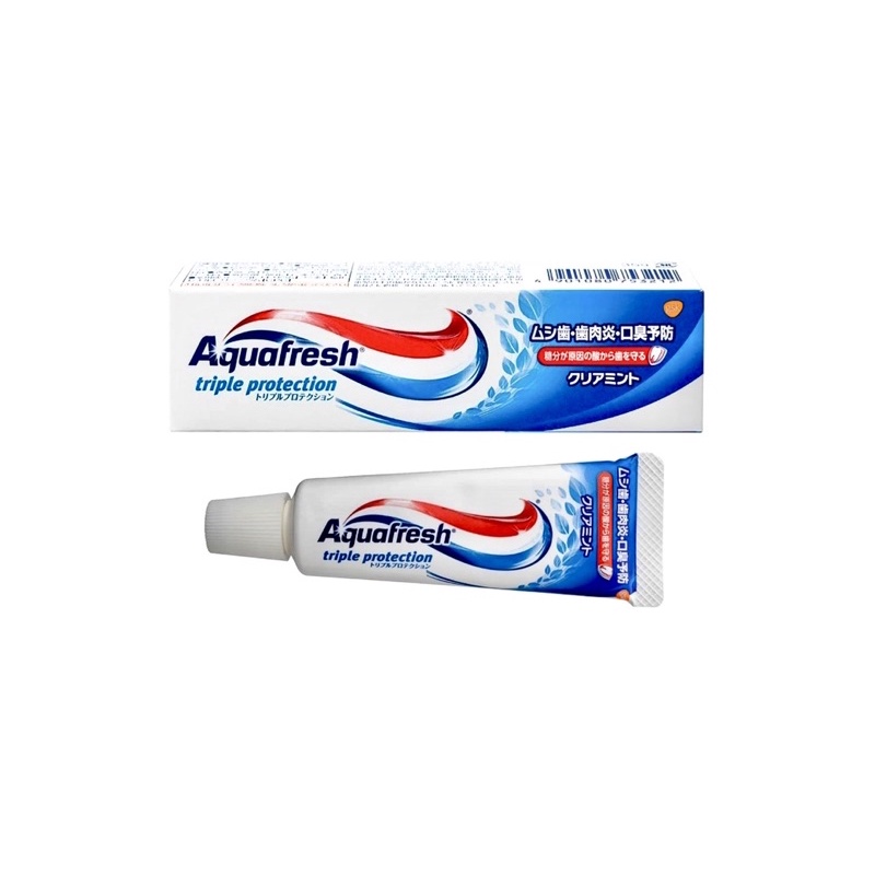 travel size aquafresh toothpaste