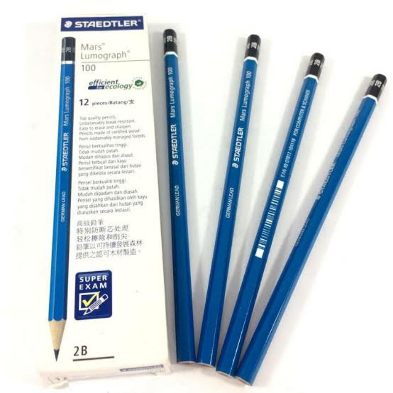 

Pensil steadler stadler staedtler 2B pensil ujian komputer
