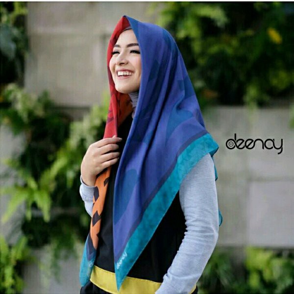 Deenay Hijab - Kerudung Deenay - Jilbab Deenay Voal Premium Motif Divra - ORI