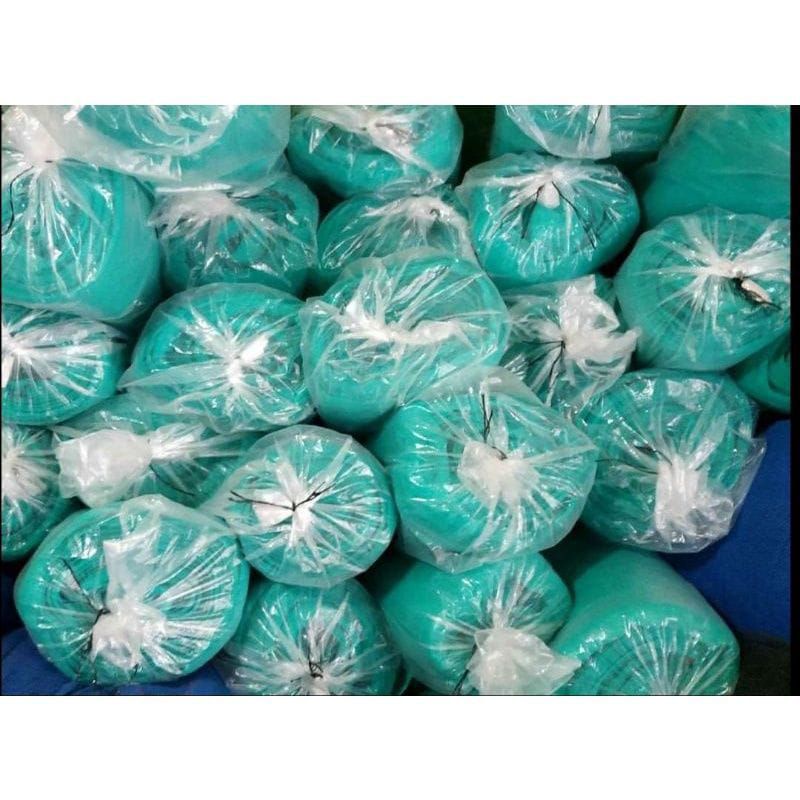 PROMO  1ROLL (1m x 50m )Jaring waring kelambu ikan nyamuk maggot bsf hijau