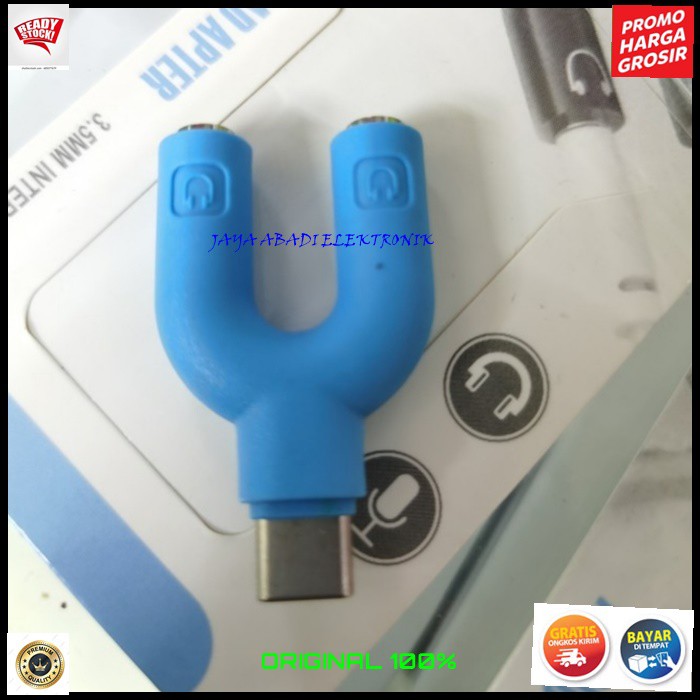 J392 JEK JACK AUDIO TYPE C TIPE HP HANDPHONE SPLITTER KONEKTOR CONVERTER SPLITER AUX MIC 3.5MM AUDIO MICROPHONE MULTI UNIVERSAL SHAPE U MALE FEMALE HEADSET 2IN1 LAPTOP KOMPUTER J392  kabel audio spliter 2 in 1 konektor converter splitter aux mic mik 3.5 m