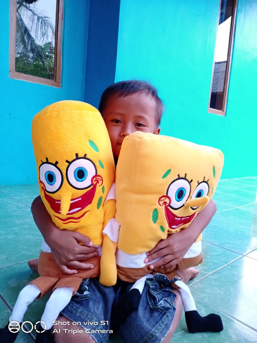 Sepasang Bantal Dan Guling Spongebob