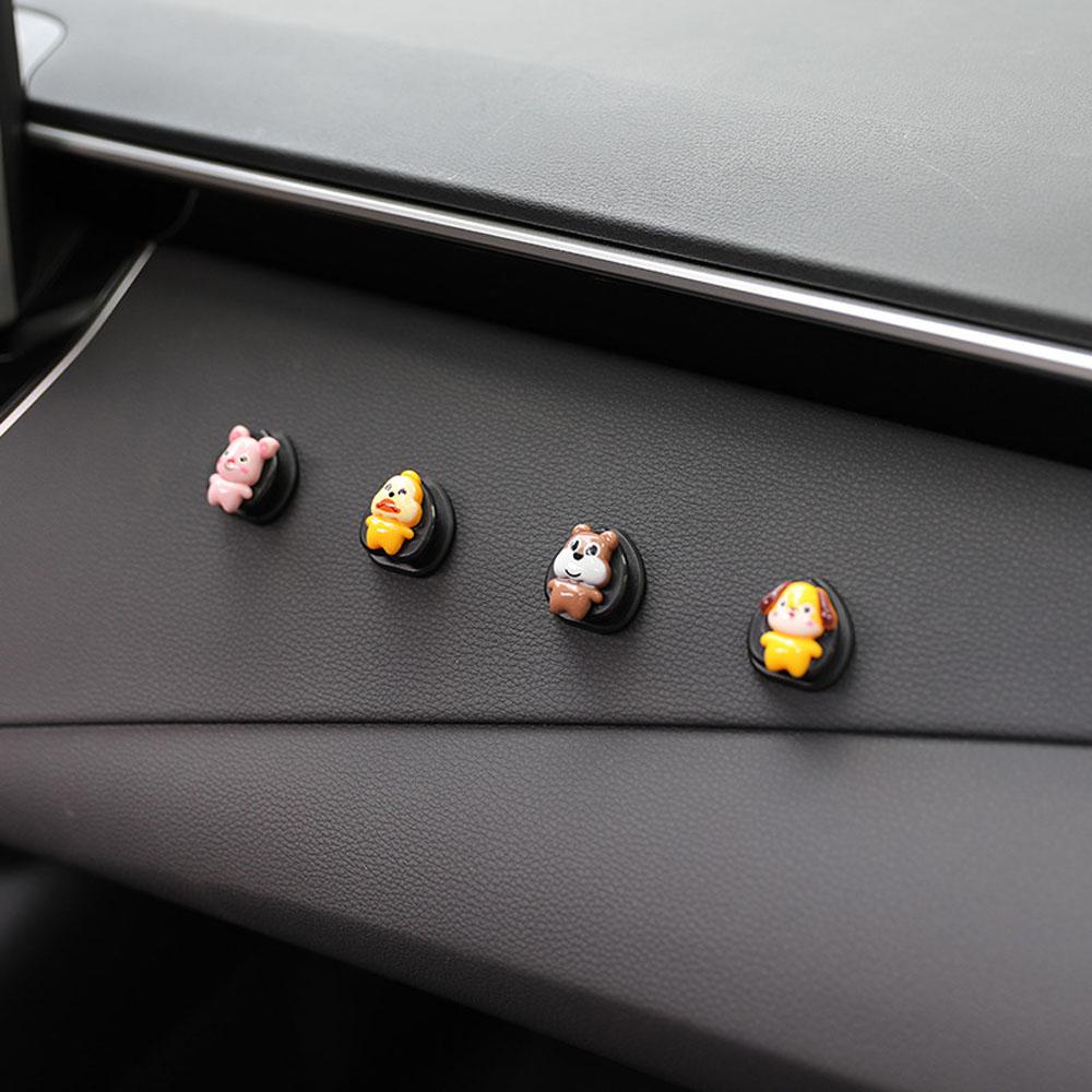 Lanfy Car Hook Kualitas Tinggi Multifungsi Aksesoris Mobil Car Decor Mini Creative Storage Hook