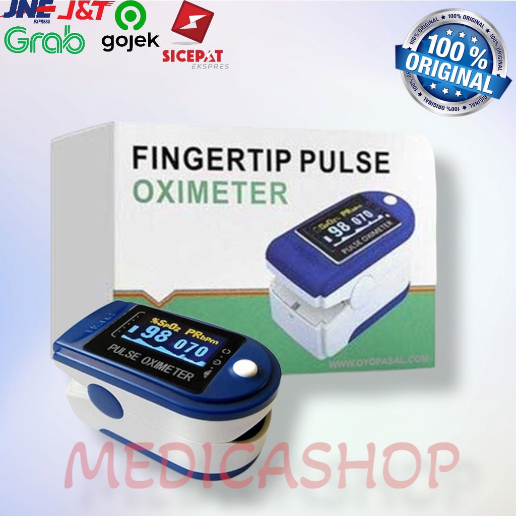 Pulse oxymeter Best seller/ Pulse Oximeter menditeksi kadar O2 oksigen