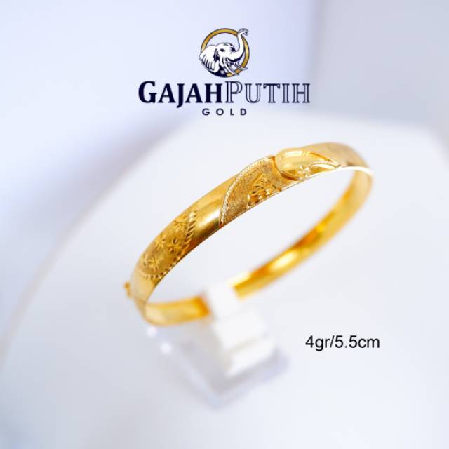 4gr Gelang Model Bangkok Batik Emas Asli KodeO24055