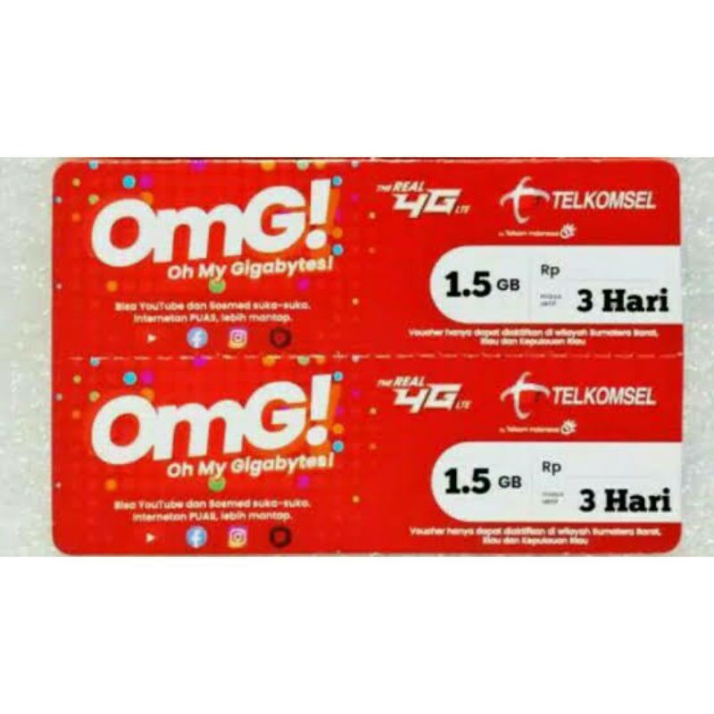 Voucher Telkomsel 1.5 GB