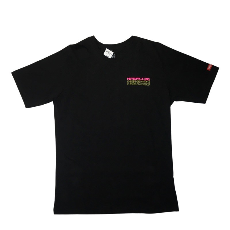 TSHIRT HEYSUPPLY.INC - CHILL WORLD BLACK