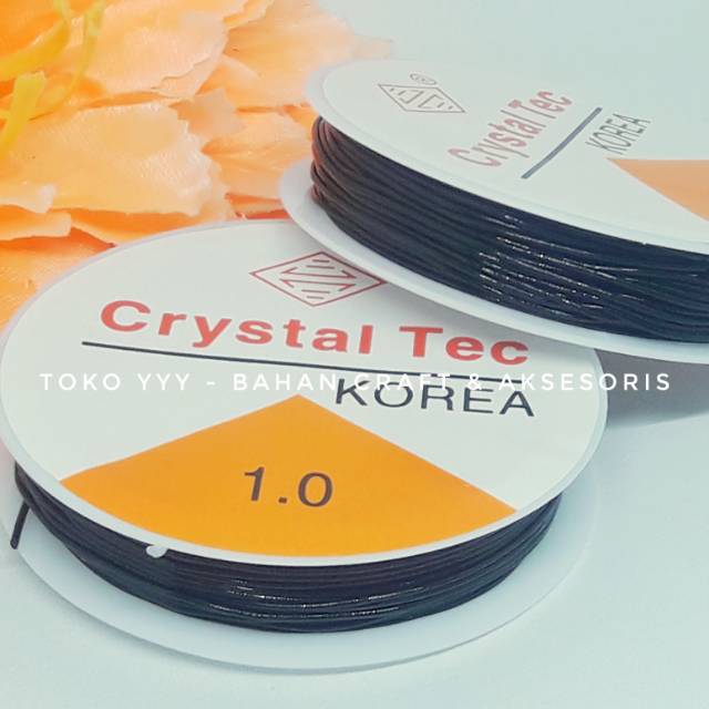 Senar Gelang Crystal Tec Hitam