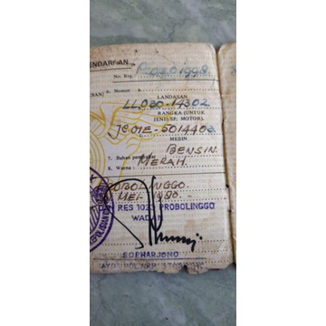 dokumen gl125 atau surat gl125