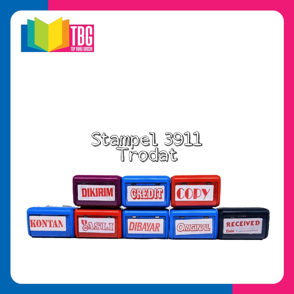 

1 PCS STEMPEL 3911 TRODAT/ STAMP/ STAMPEL OTOMATIS