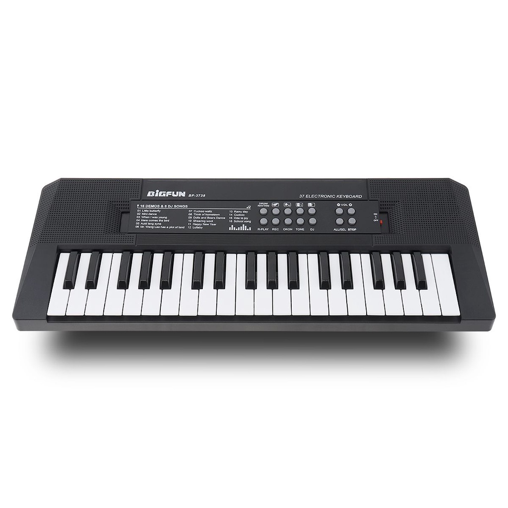 Keyboard Piano Digital Elektronik 37 Kunci Dengan Mikrofon Untuk Hadiah Ulang Tahun