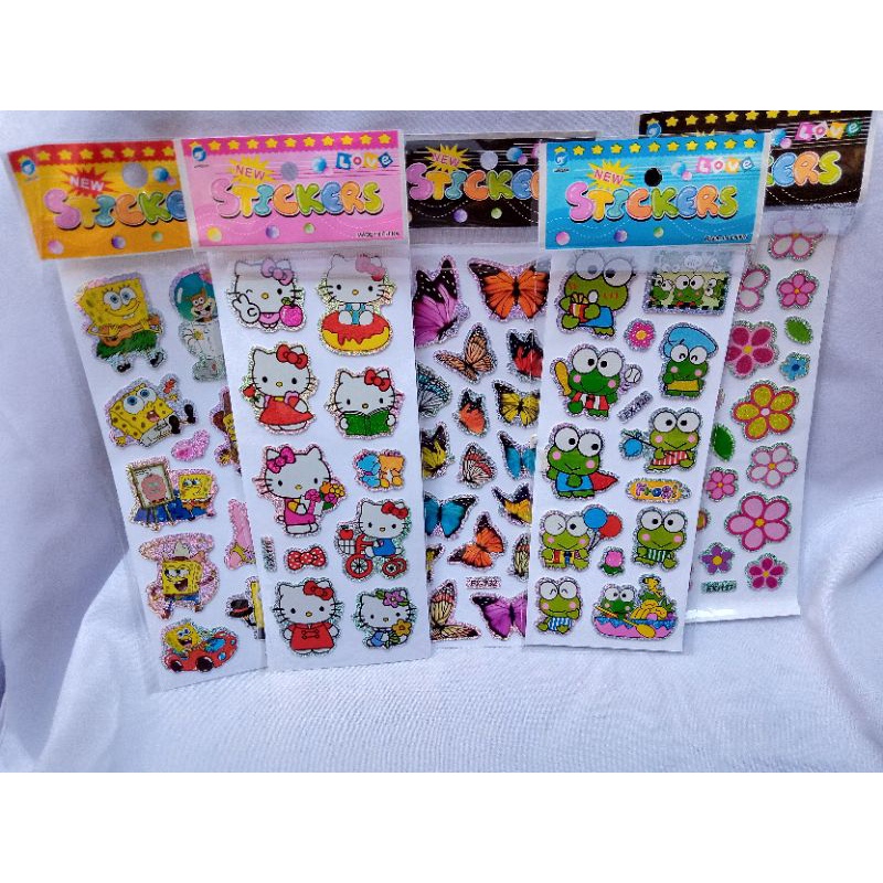 

sticker karakter || sticker mainan anak